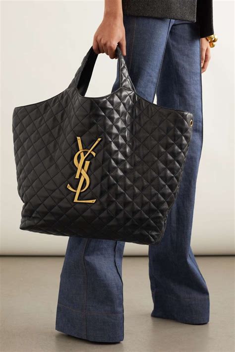 ysl bags beach|ysl quilted tote bag.